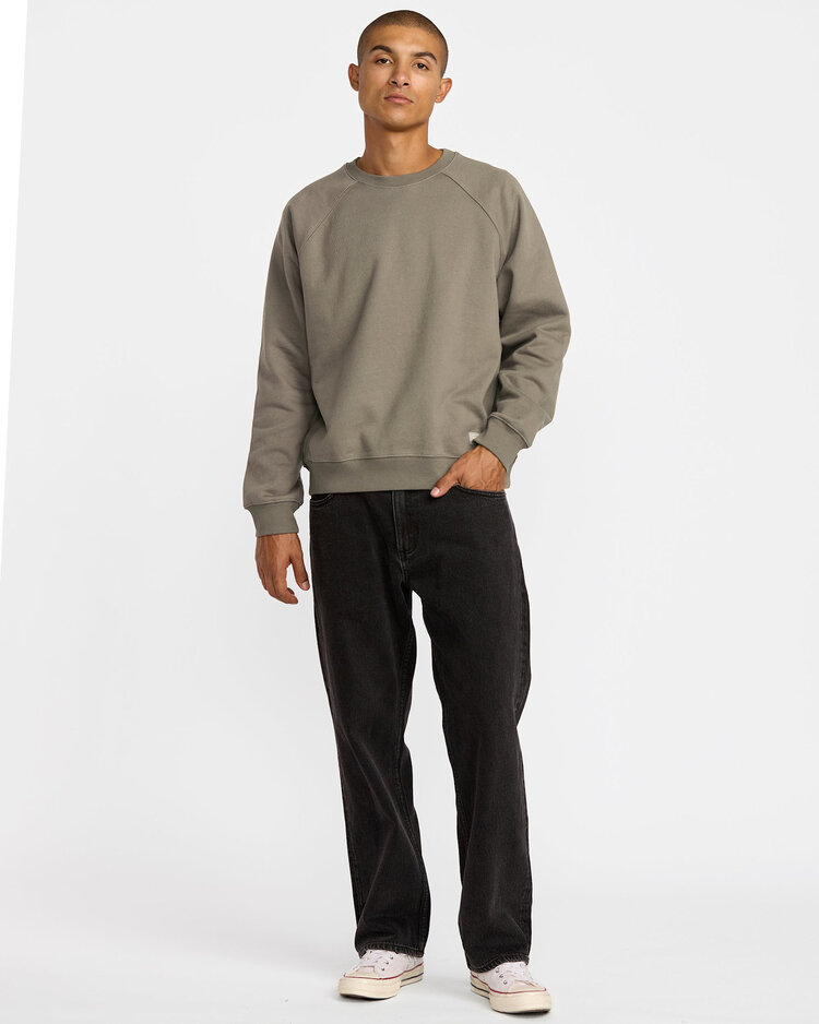 RVCA Rvca Dayshift Crew 2 (Mens) | Mushroom