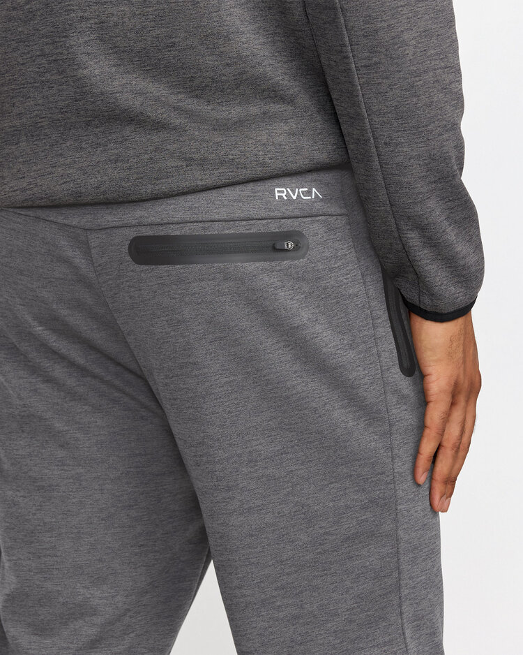 RVCA Rvca Balance Tech Fleece Sweatpant (Mens) | Black Heather