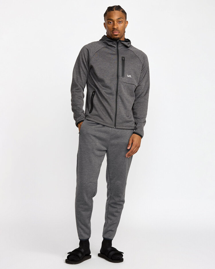 RVCA Rvca Balance Tech Fleece Sweatpant (Mens) | Black Heather