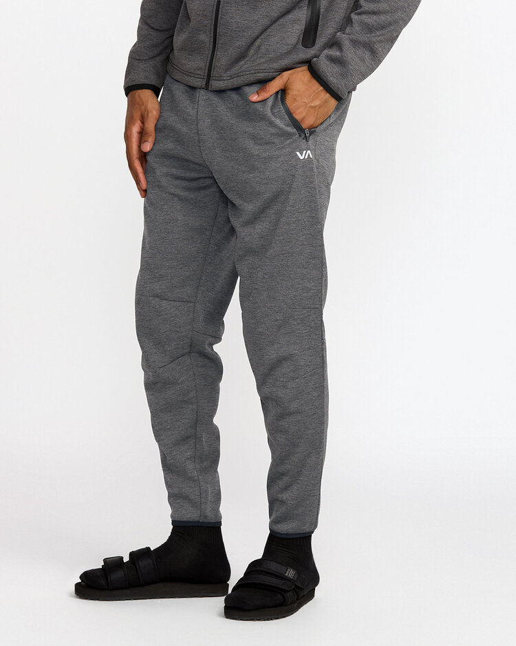 RVCA Rvca Balance Tech Fleece Sweatpant (Mens) | Black Heather