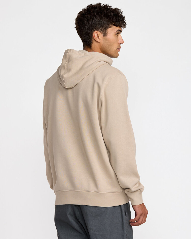RVCA Rvca Big Rvca Hoodie (Mens) | Light Khaki