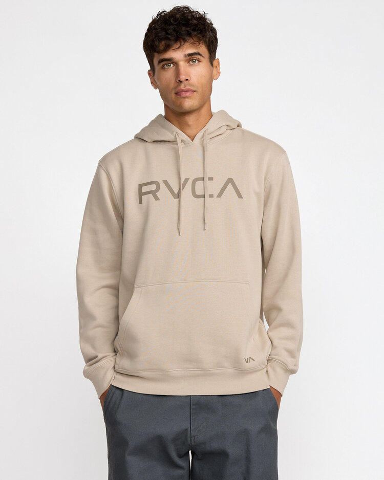 RVCA Rvca Big Rvca Hoodie (Mens) | Light Khaki