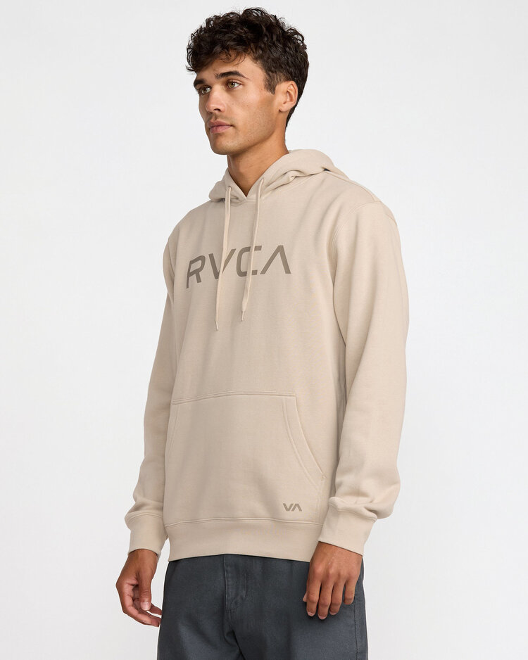 RVCA Rvca Big Rvca Hoodie (Mens) | Light Khaki
