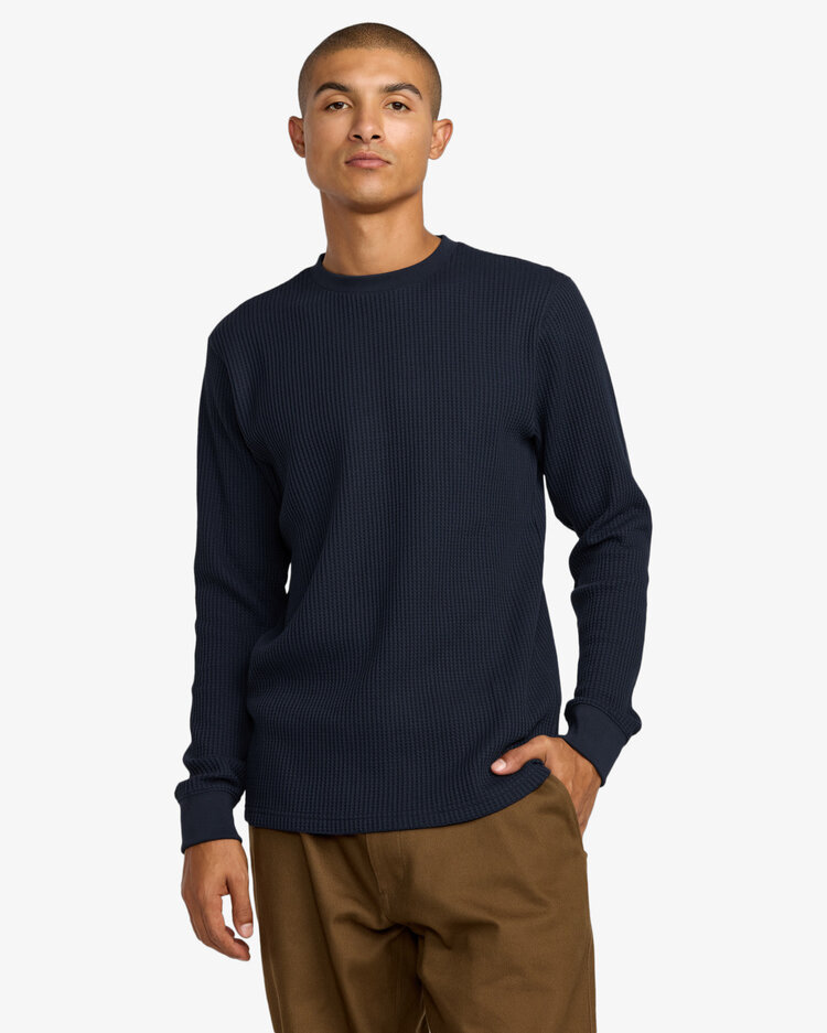 RVCA Rvca Dayshift Thermal Ls (Mens) | Moody Blue
