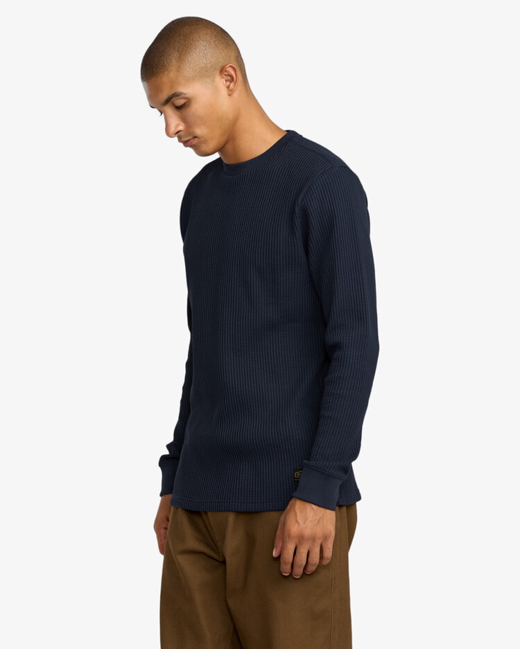 RVCA Rvca Dayshift Thermal Ls (Mens) | Moody Blue