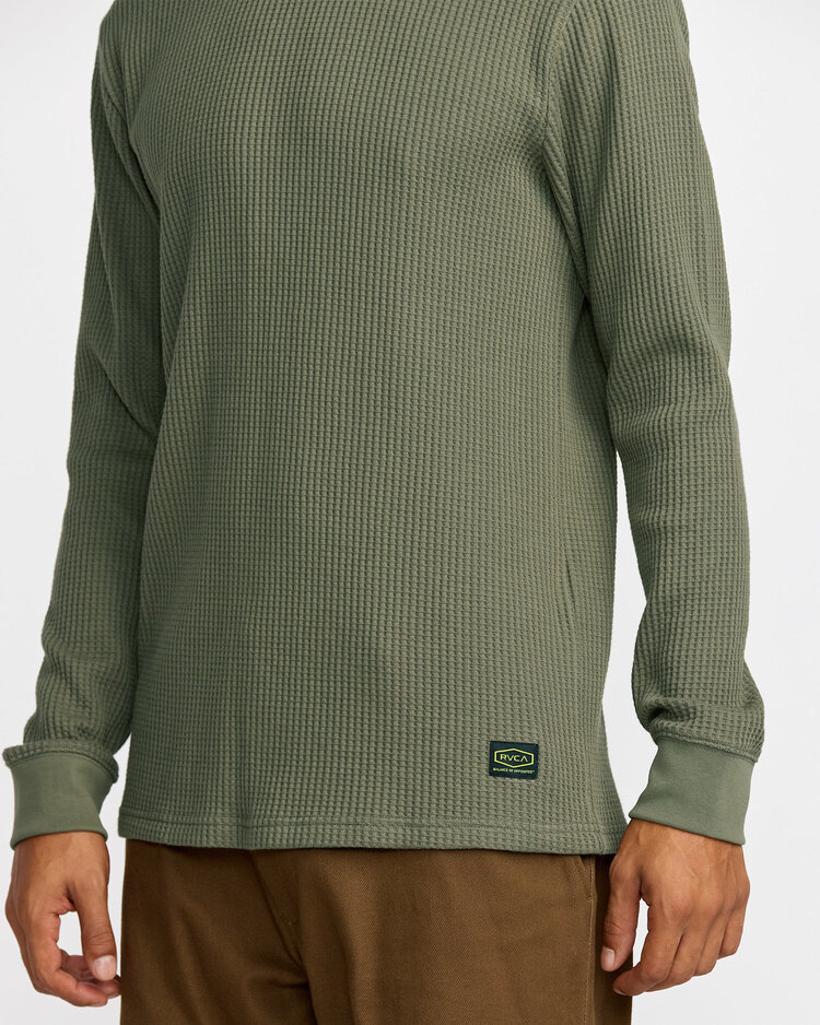 RVCA Rvca Dayshift Thermal Ls (Mens) | Olive