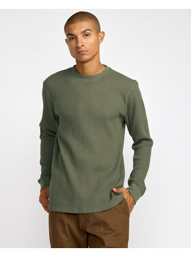 RVCA Rvca Dayshift Thermal Ls (Mens) | Olive