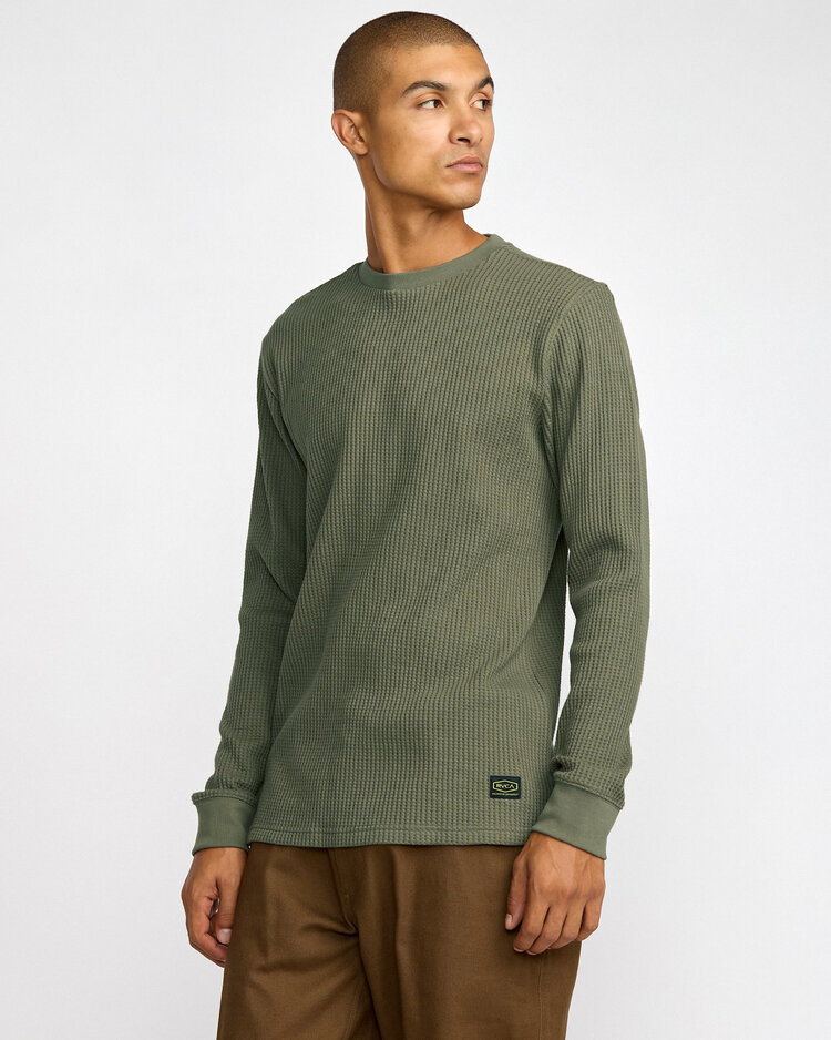 RVCA Rvca Dayshift Thermal Ls (Mens) | Olive