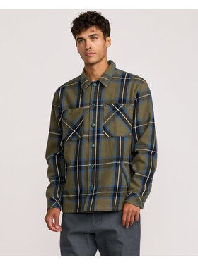 RVCA Rvca Flight Risk Shirt Jacket (Mens) | Hunter Green