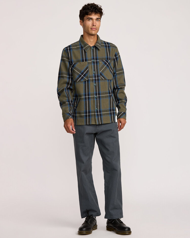 RVCA Rvca Flight Risk Shirt Jacket (Mens) | Hunter Green