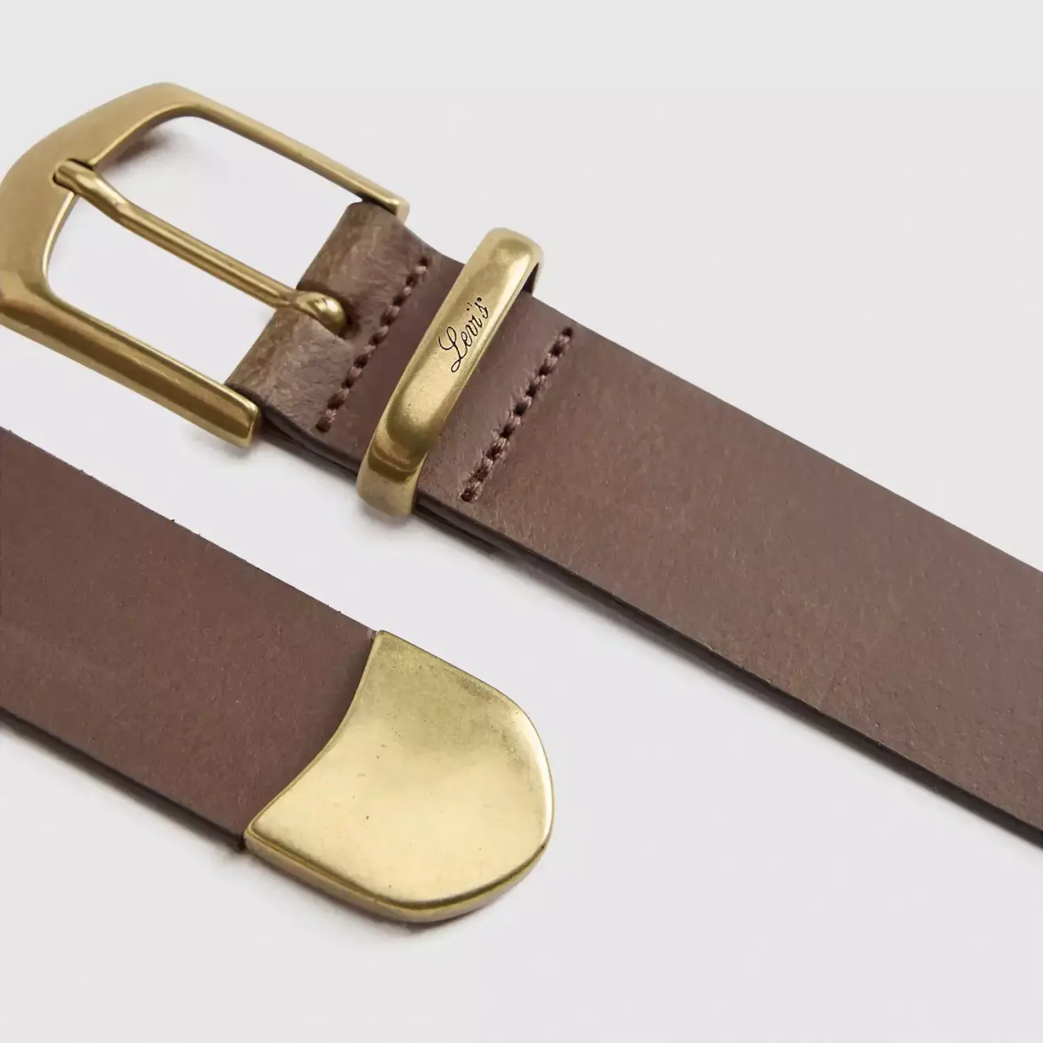 women's brown belt for dress Padley Suede Belt main image 0