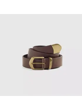 Levis Levis Cowgirl Belt (Womens) | Leather Brown