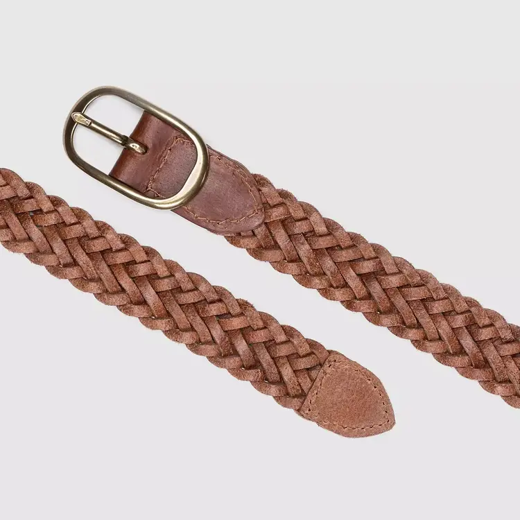 Levis Levis Charlie Braid Belt | Leather Brown