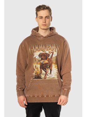TEAMLTD TEAMLTD Good Boy Hoodie (Mens) | Brown Wash