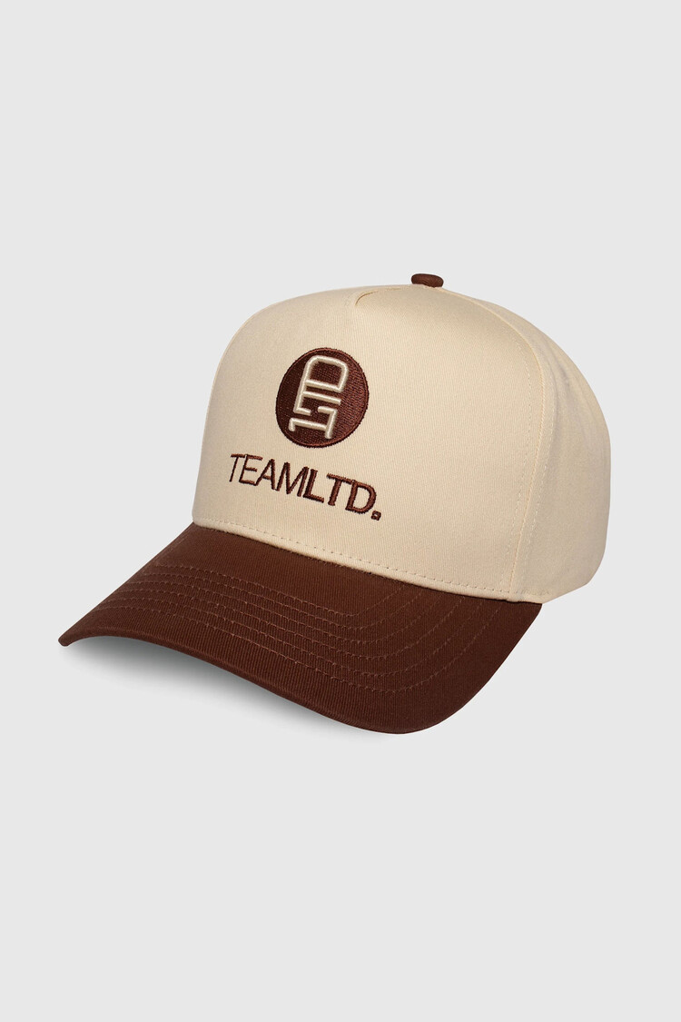 TEAMLTD TEAMLTD Logo Curved (Unisex) | Cream/Brown