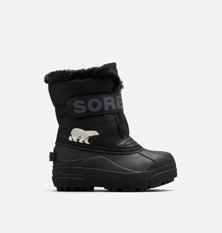 Sorel Sorel Snow Commander Boot (Child) 2026 | Black/Charcoal
