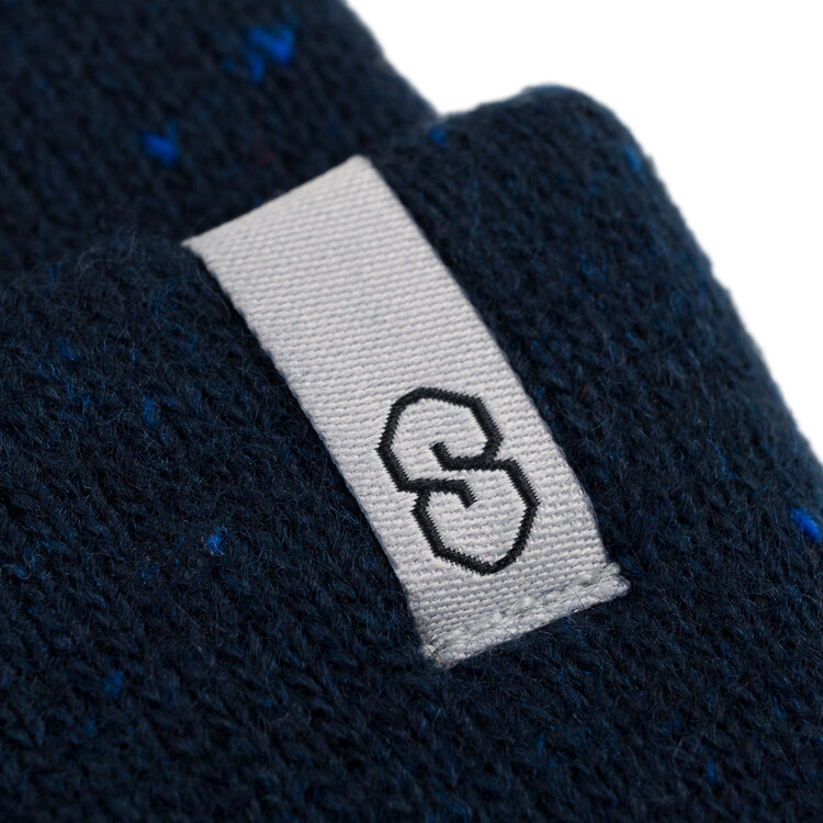 Souvenir Souvenir Speckled Cuff Beanie (Unisex) 2026 | Navy