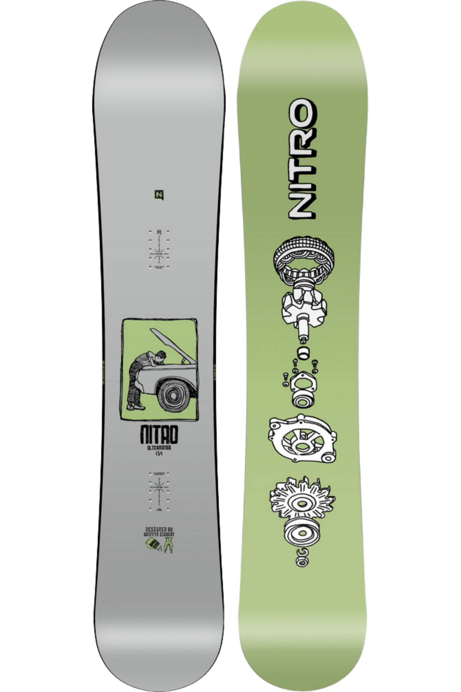 Nitro Alternator Snowboard (Mens) 2026 - The Drop Rideshop