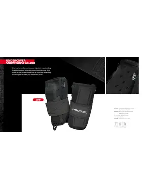 Pro Tec Pro Tec Undercover Wrist Guard | Black