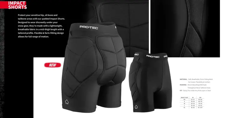 Pro Tec Pro Tec Impact Shorts | Black