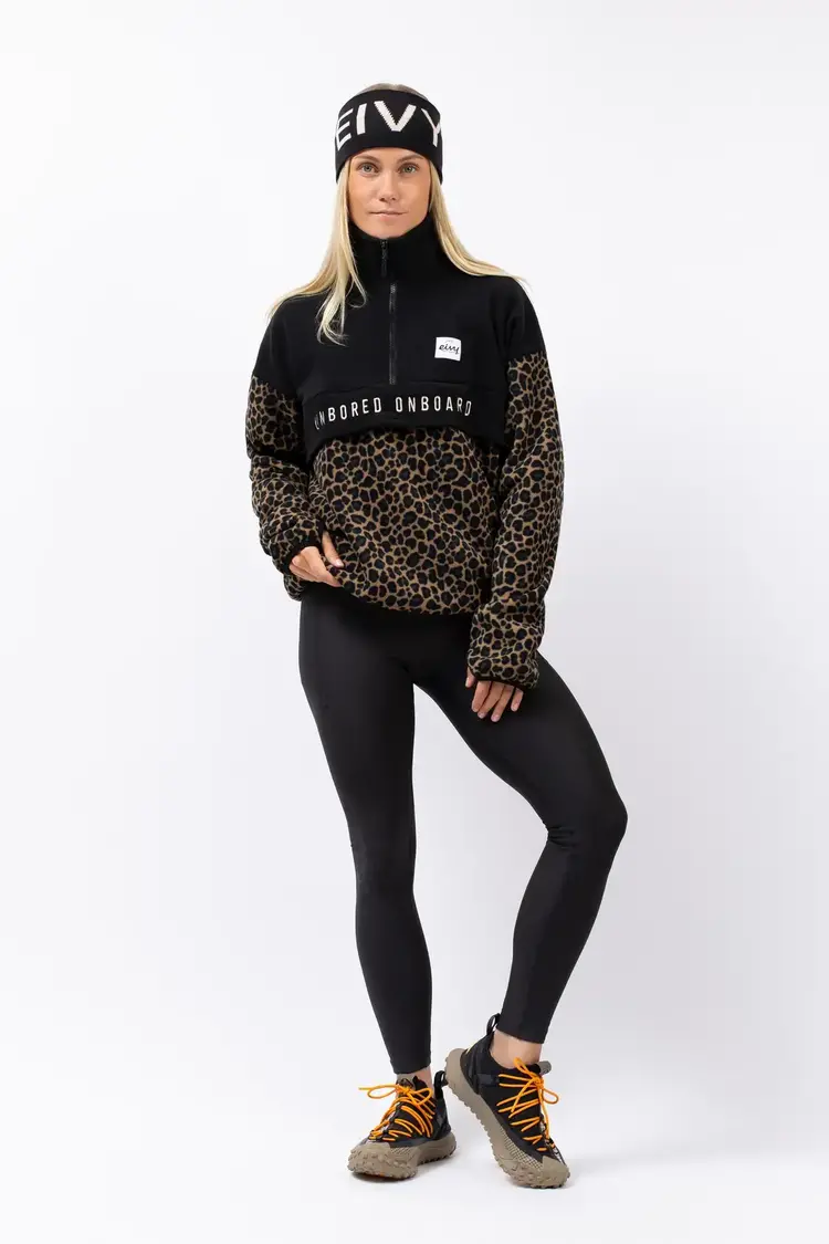 Eivy Eivy Ball Fleece (Womens) 2026 | Black/Leopard