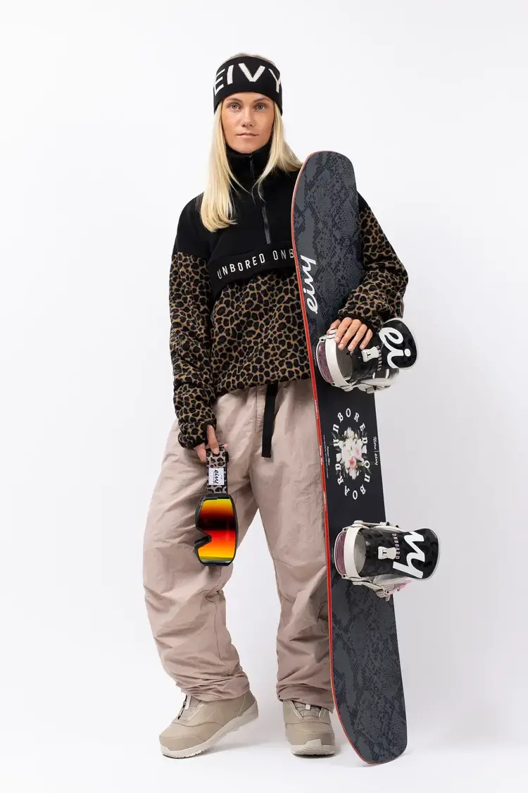 Eivy Eivy Ball Fleece (Womens) 2026 | Black/Leopard