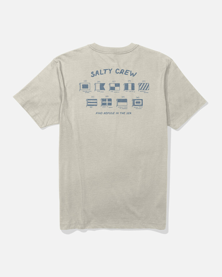 Salty Crew Salty Crew Call Sign Ss Tee (Mens) | Bone