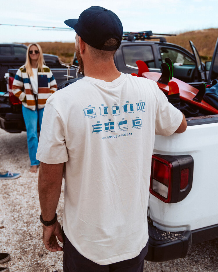 Salty Crew Salty Crew Call Sign Ss Tee (Mens) | Bone
