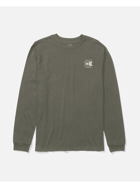 Salty Crew Salty Crew Call Sign Ls Tee (Mens) | Dusty Olive