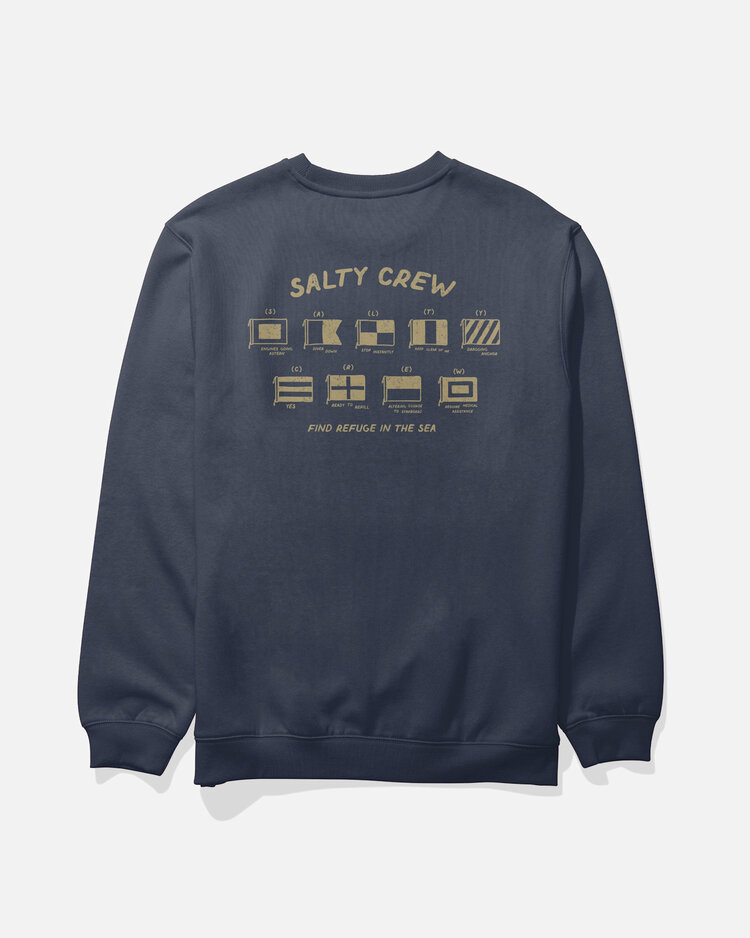 Salty Crew Salty Crew Call Sign Crew Fleece (Mens) | Navy