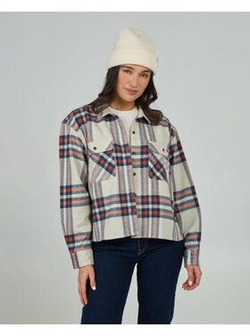 Salty Crew Salty Crew Nomad Flannel (Womens) | Midnight Navy