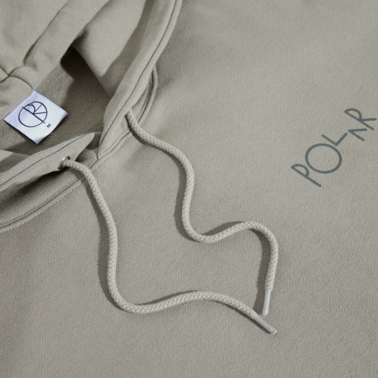 Polar Polar Dave Hoodie- Stroke Logo | Vetiver