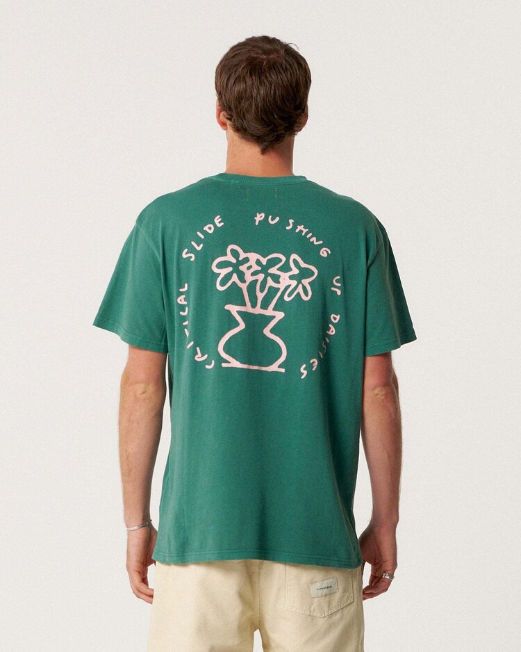 Critical Slide Society Critical Slide Daisy Tee (Unisex) | Dusty Green
