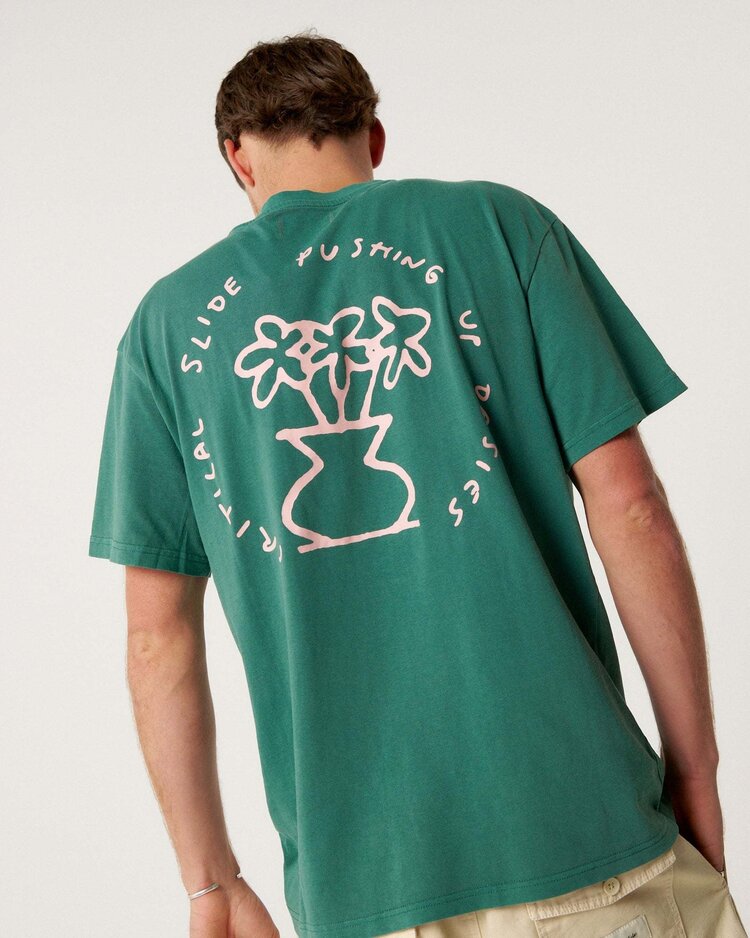 Critical Slide Society Critical Slide Daisy Tee (Unisex) | Dusty Green