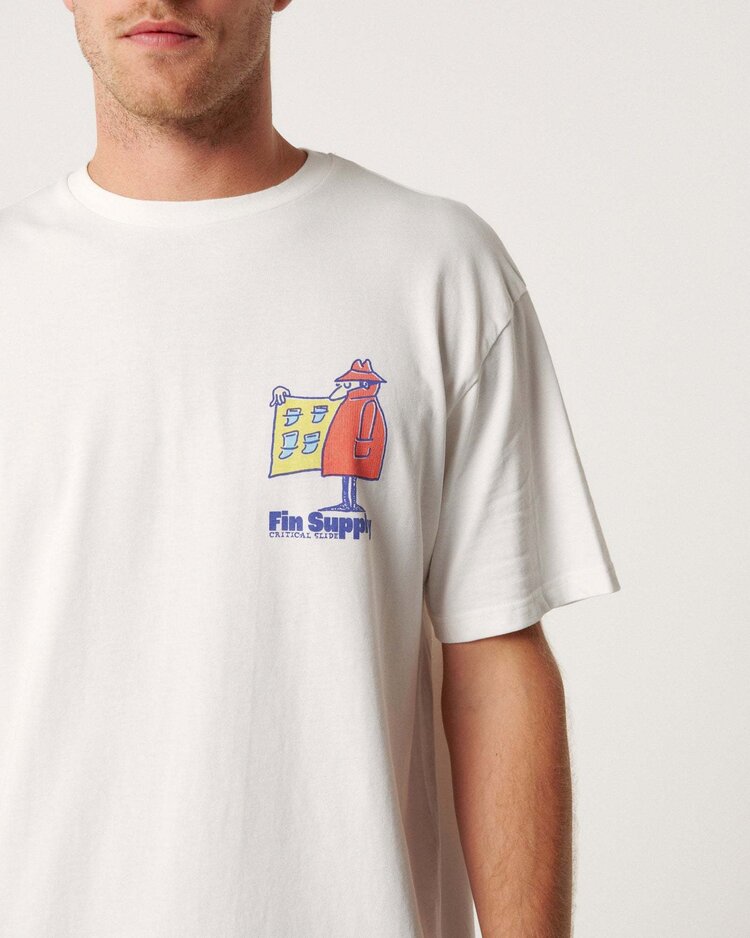 Critical Slide Society Critical Slide Supply Tee (Unisex) | Vintage White