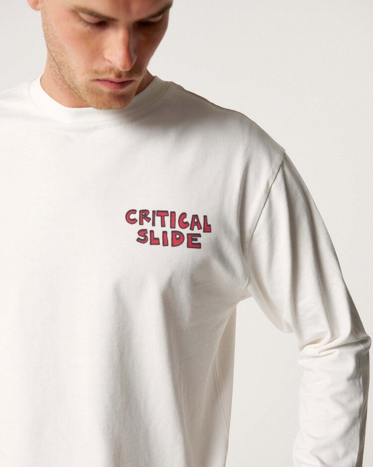 Critical Slide Society Critical Slide Log Removals Ls Tee (Unisex) | Vintage White