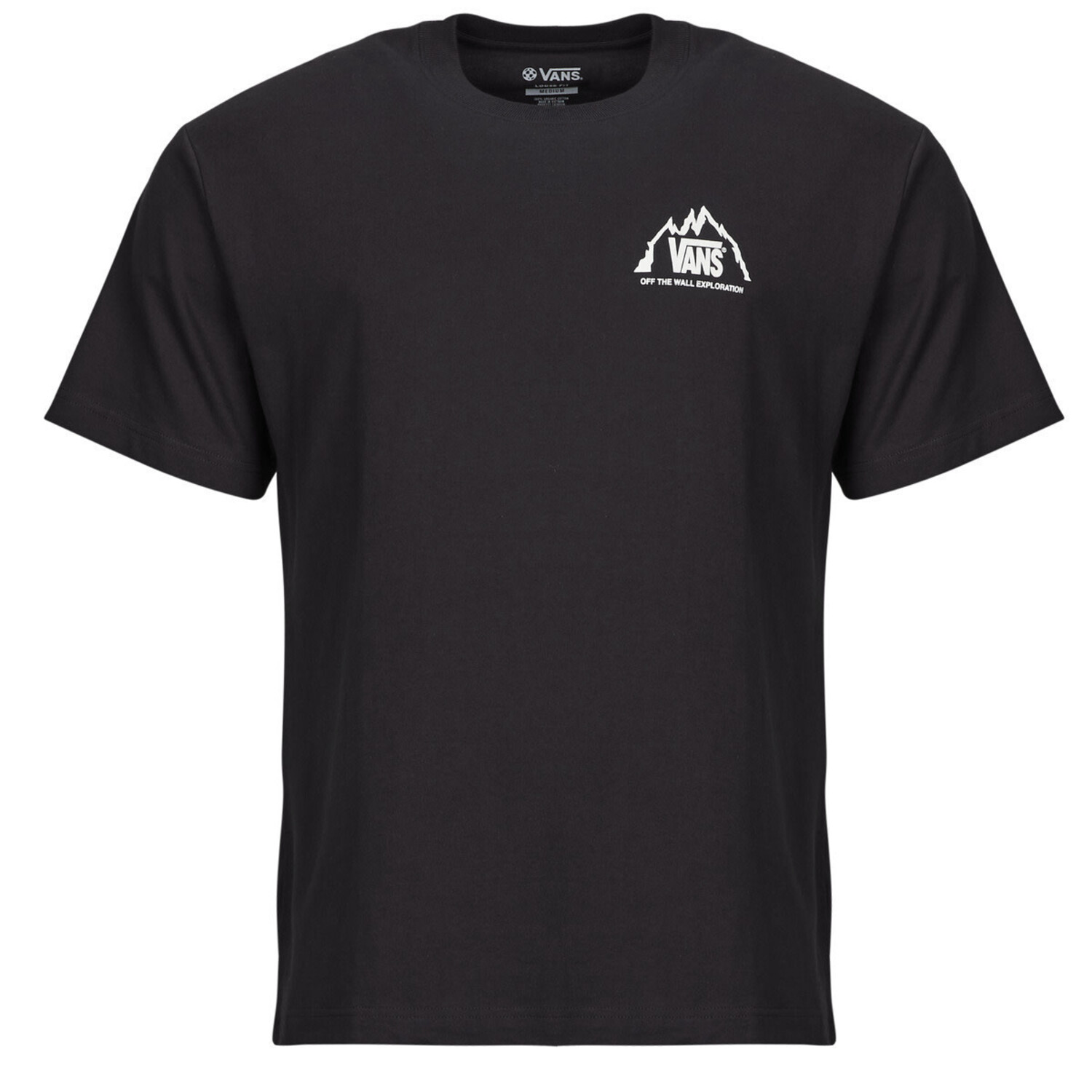 Vans Mte Crestline Ss Tee (Mens) | Black/White - The Drop Rideshop