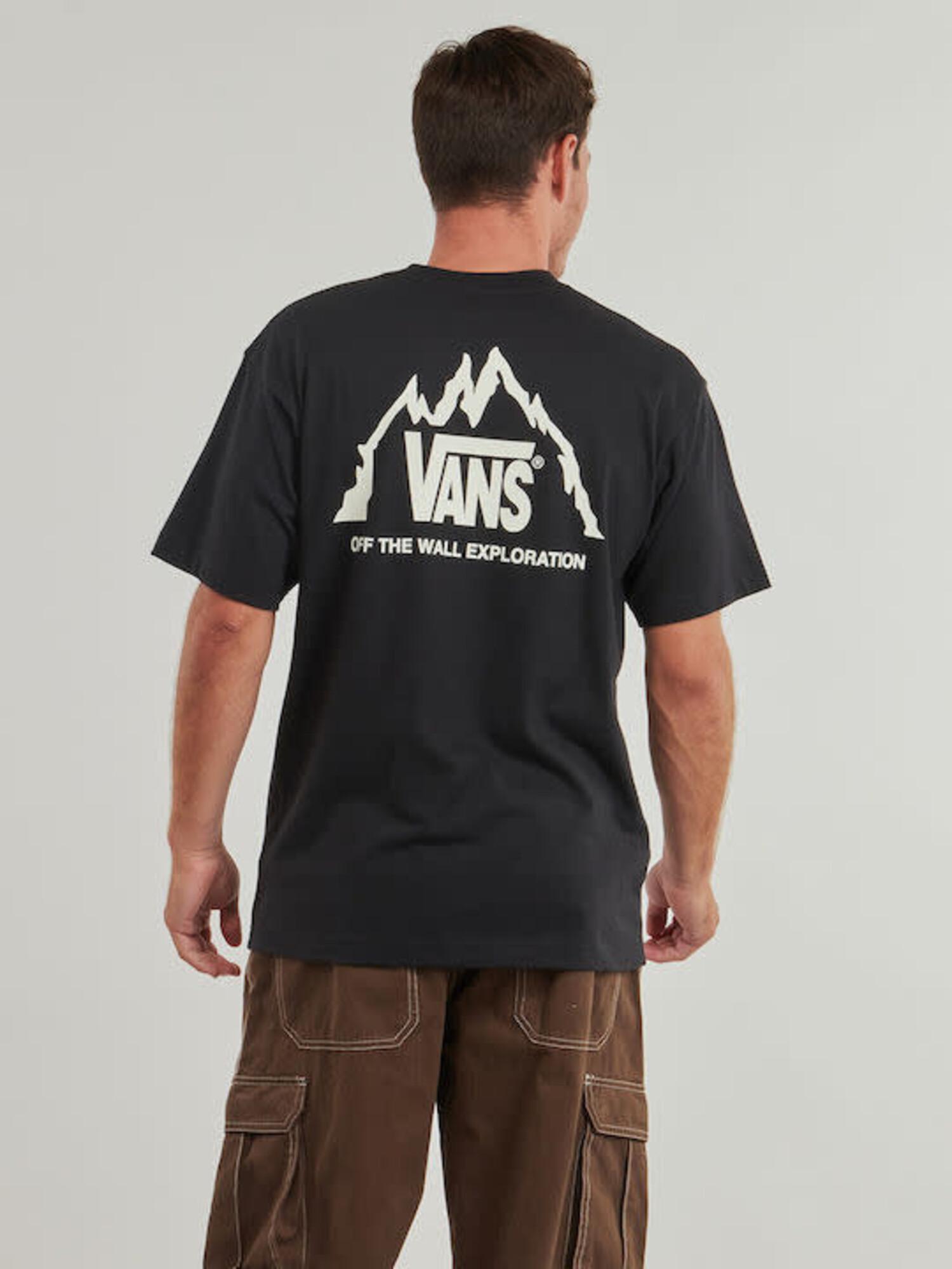 Vans Mte Crestline Ss Tee (Mens) | Black/White - The Drop Rideshop
