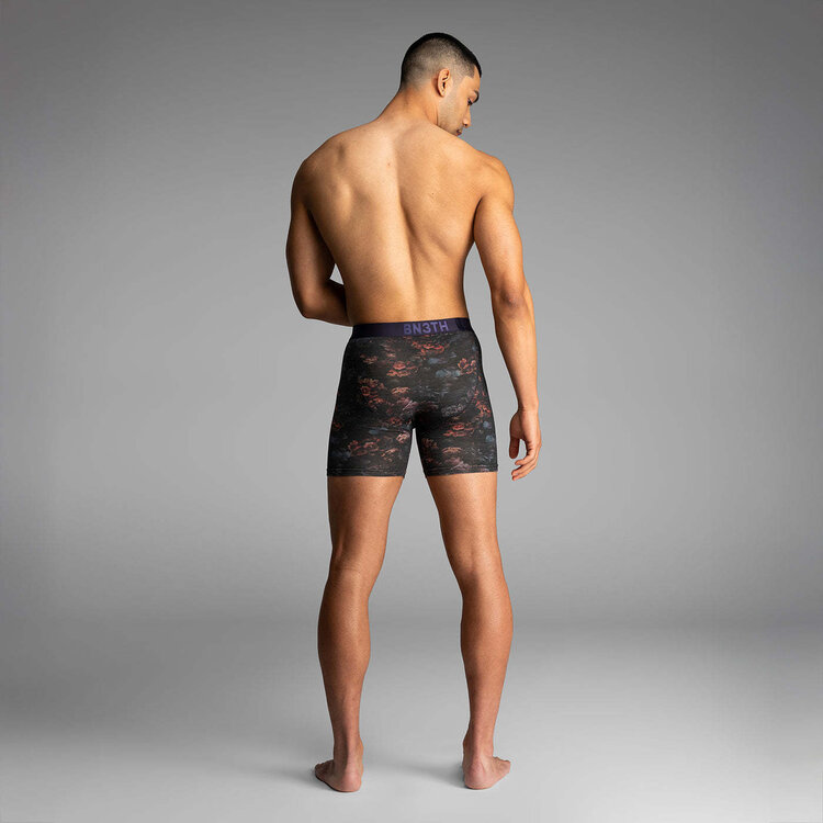 BN3TH Bn3Th Classic Icon Boxer Brief Print | Dark Floral-Dark Navy