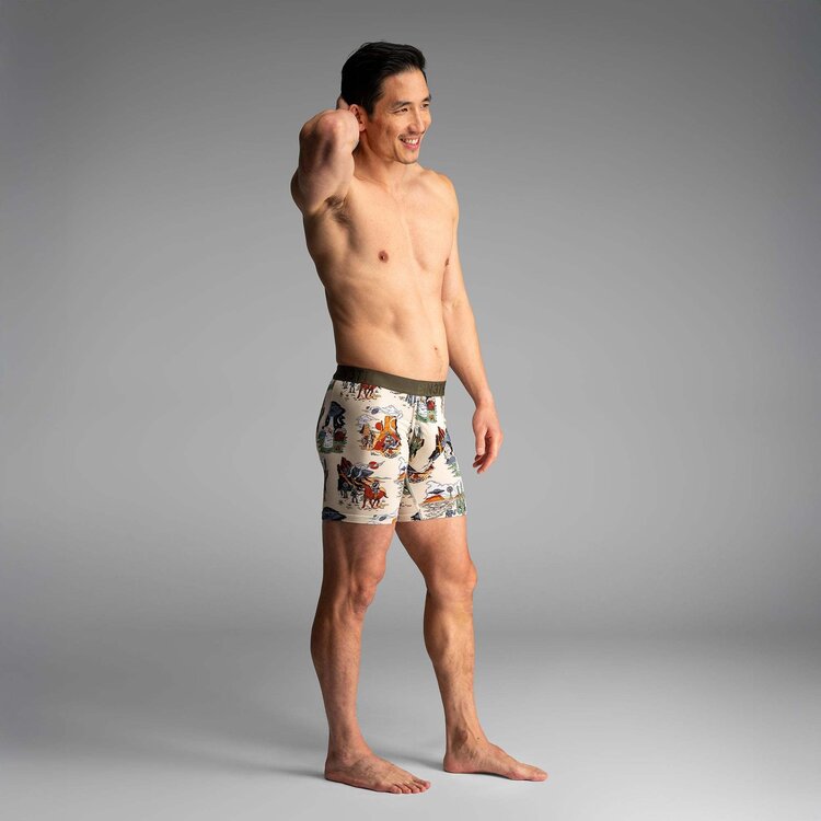 BN3TH Bn3Th Classic Icon Boxer Brief Print | Space Cowboy-Sand