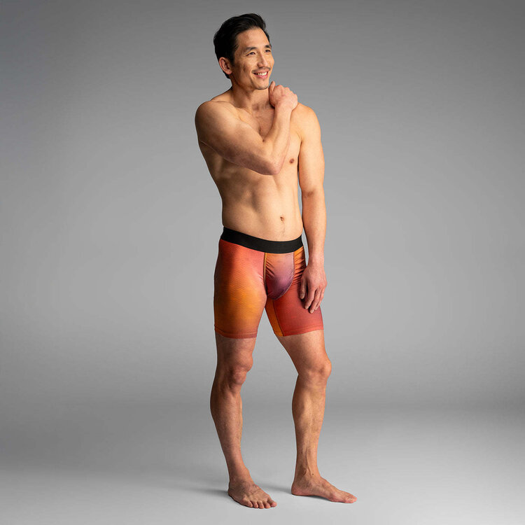 BN3TH Bn3Th Pro Agua X Boxer Brief Print | Ombre Palm Tree