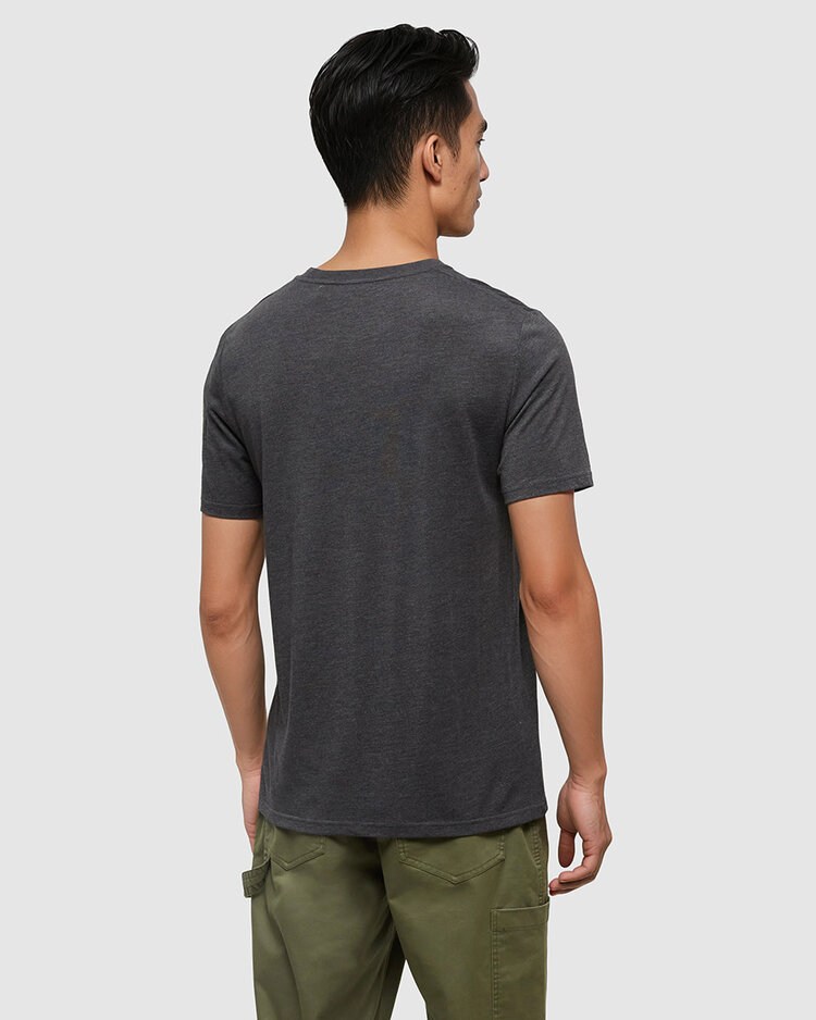 Tentree Tentree Sasquatch Tee (Mens) | Meteorite Black Htr/Hockey