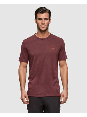 Tentree Tentree Sasquatch Tee (Mens) | Deep Burgundy Htr/Lumberjack
