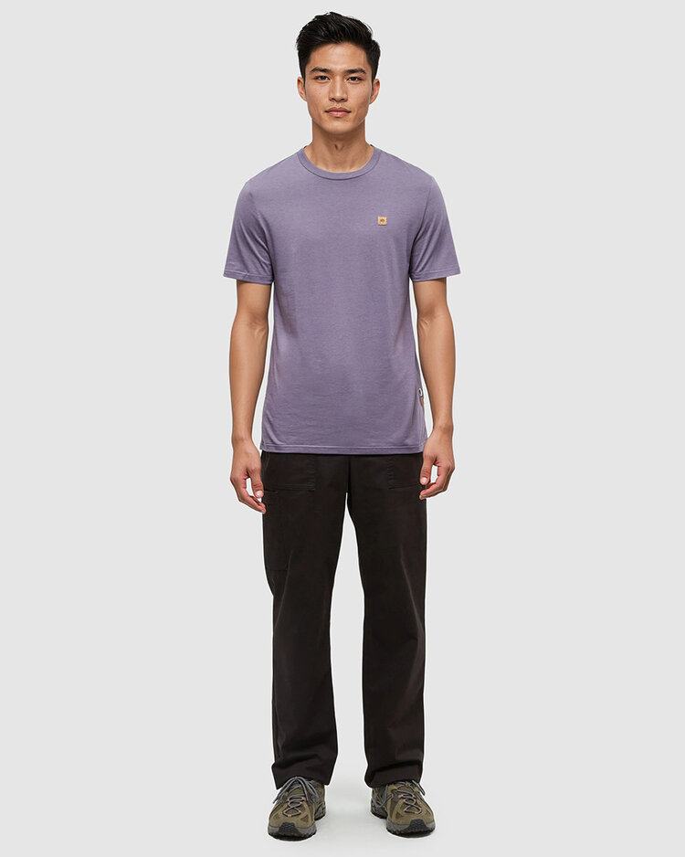 Tentree Tentree Baker Tee (Mens) | Smokey Violet Htr