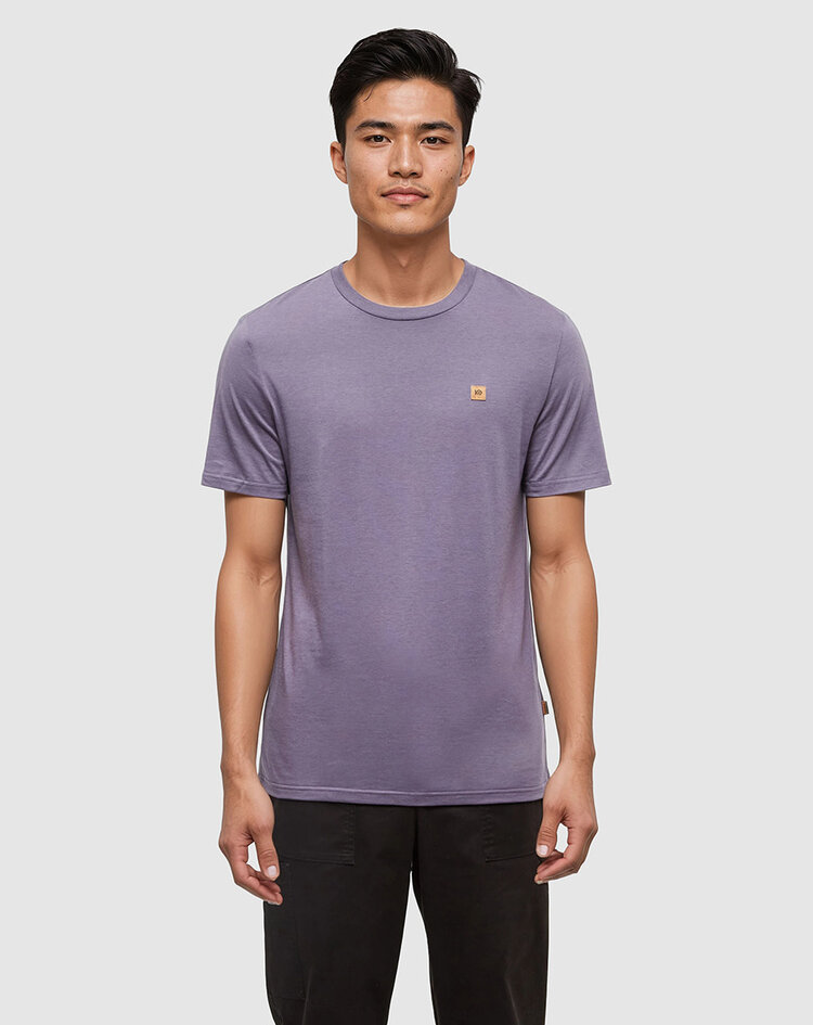 Tentree Tentree Baker Tee (Mens) | Smokey Violet Htr