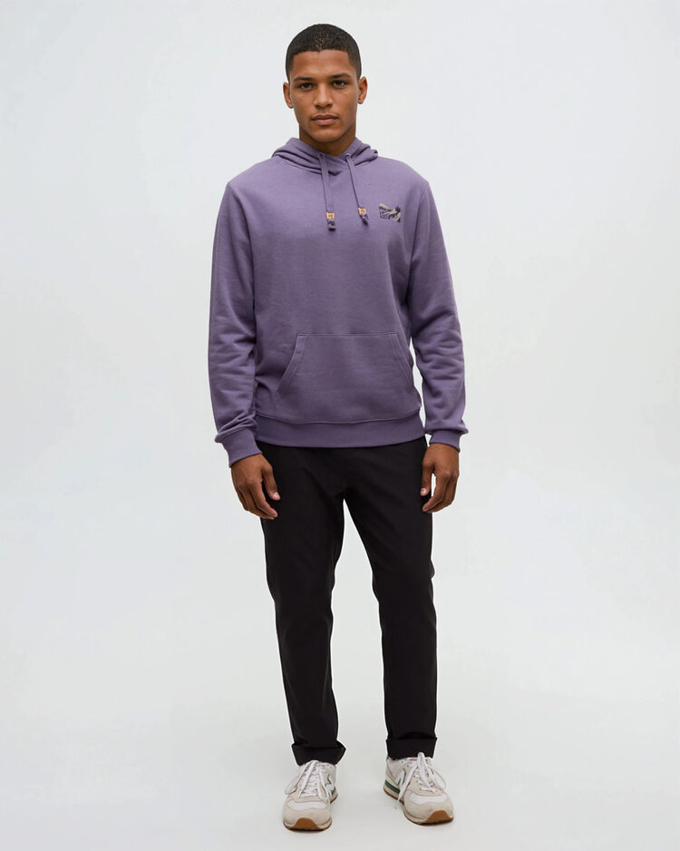 Tentree Tentree Slack Country Hoodie (Mens) | Smokey Violet/Silver Lining