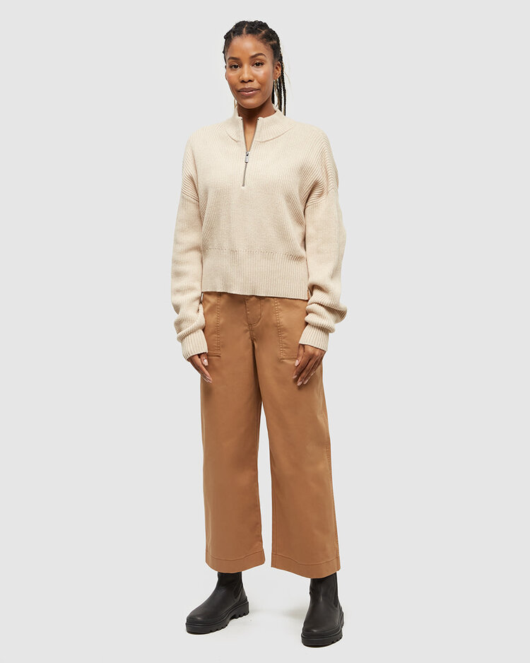 Tentree Tentree Vista Sweater (Womens) | Warm Oak Htr