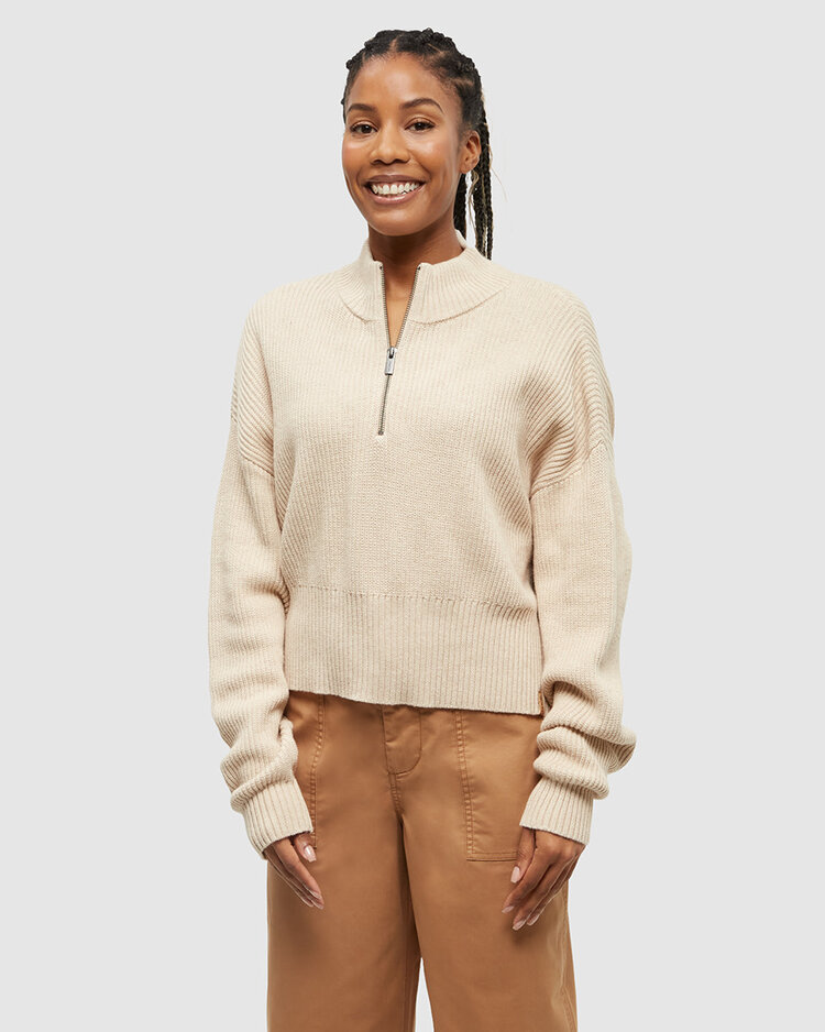 Tentree Tentree Vista Sweater (Womens) | Warm Oak Htr