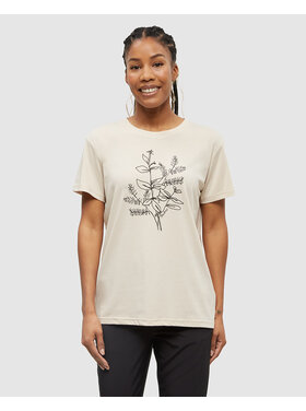 Tentree Tentree Autumn Flora Tee (Womens) | Warm Oak/Meteorite Blk