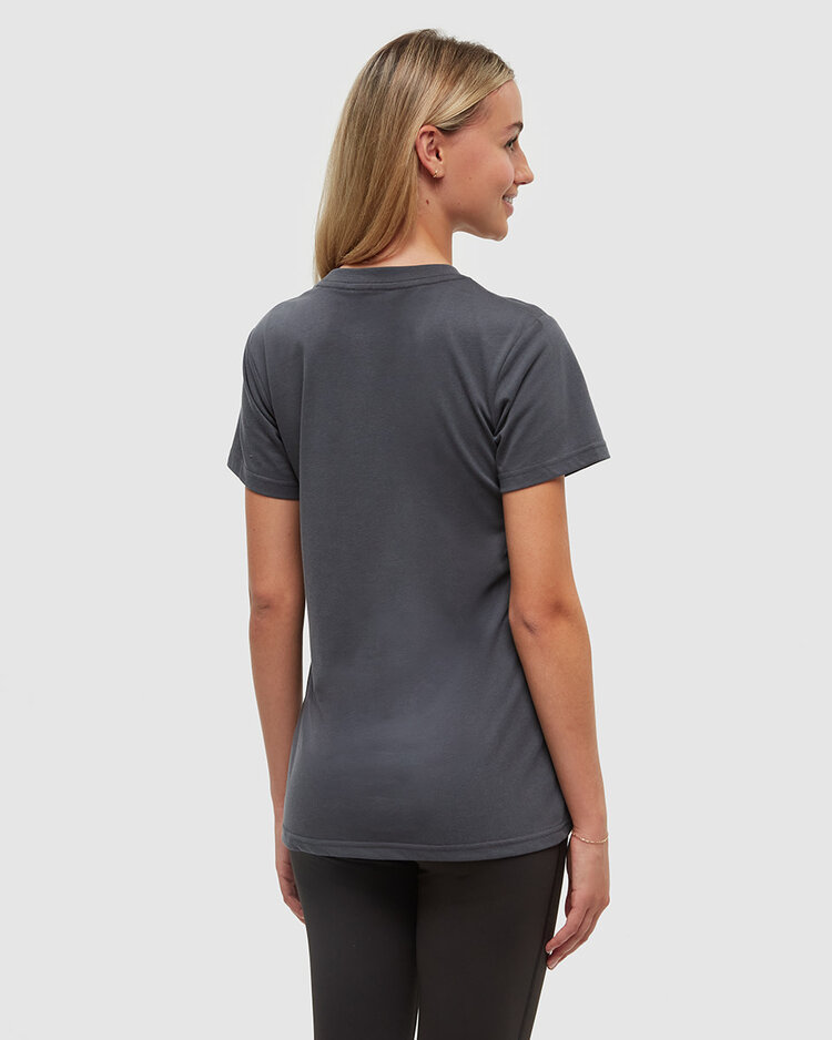 Tentree Tentree Plant Tee (Womens) | Graphite/Vintage White